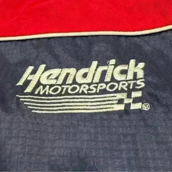 Vintage Chase Authentics Medium Jeff Gordon Nascar Windbreaker Jacket - Picture 8 of 16